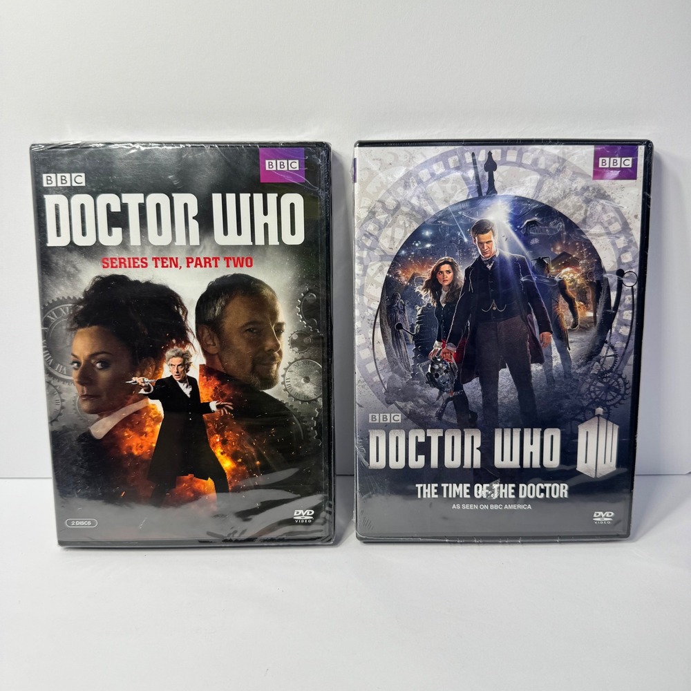 Doctor Who DVD Bundle Series Ten Part Two & The Time of the Doctor New Sealed